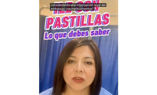 Ginecóloga explica la ILE por medicamentos en menos de 1 minuto.